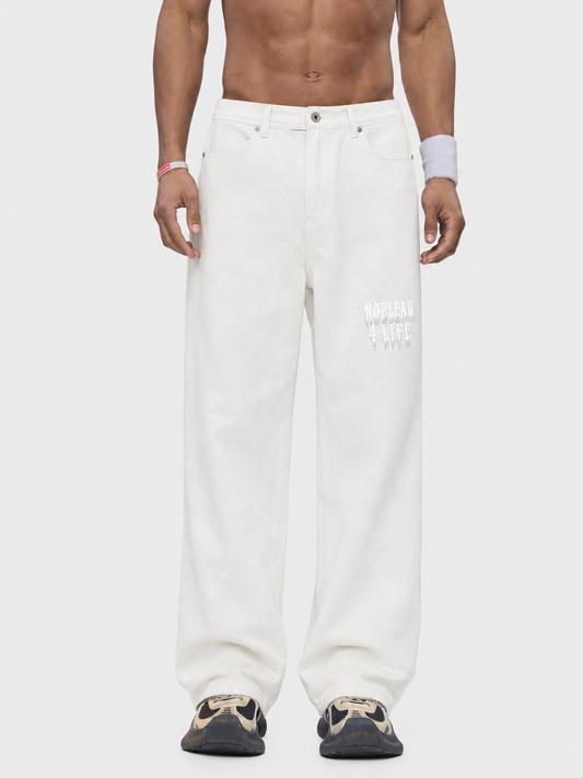 Men's Heavyweight Cotton Straight-Leg Pants