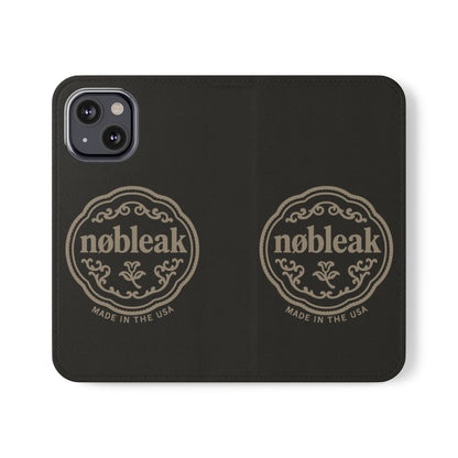 Elegant Leather Flip Case for Phones, Personalized Smartphone Case, Travel Wallet, Custom Gift for Her, Stylish Phone Protector