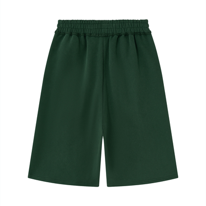 Unisex Raw Edge Fleece Essential Shorts