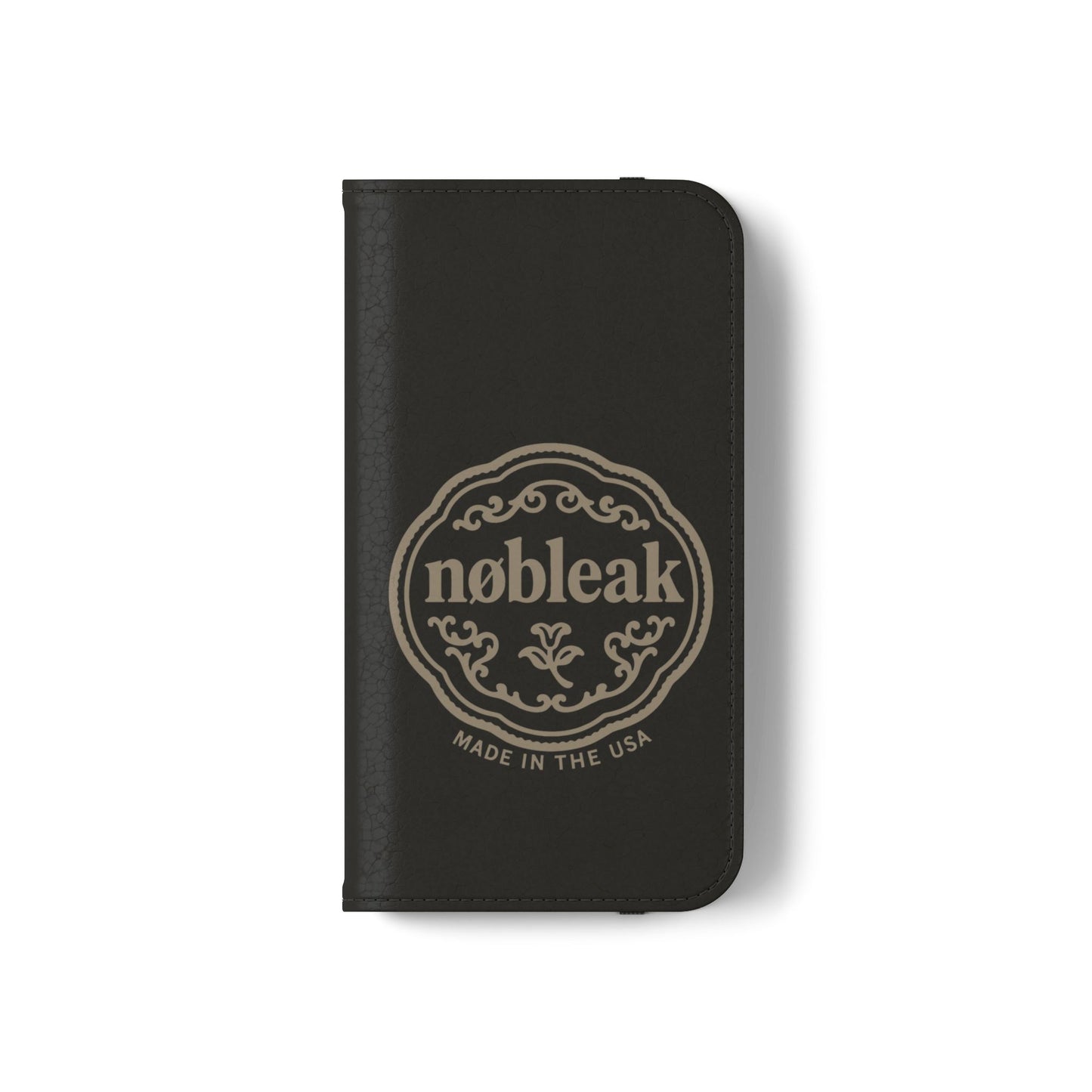 Elegant Leather Flip Case for Phones, Personalized Smartphone Case, Travel Wallet, Custom Gift for Her, Stylish Phone Protector