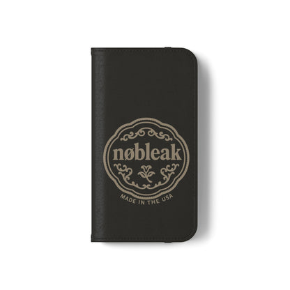 Elegant Leather Flip Case for Phones, Personalized Smartphone Case, Travel Wallet, Custom Gift for Her, Stylish Phone Protector