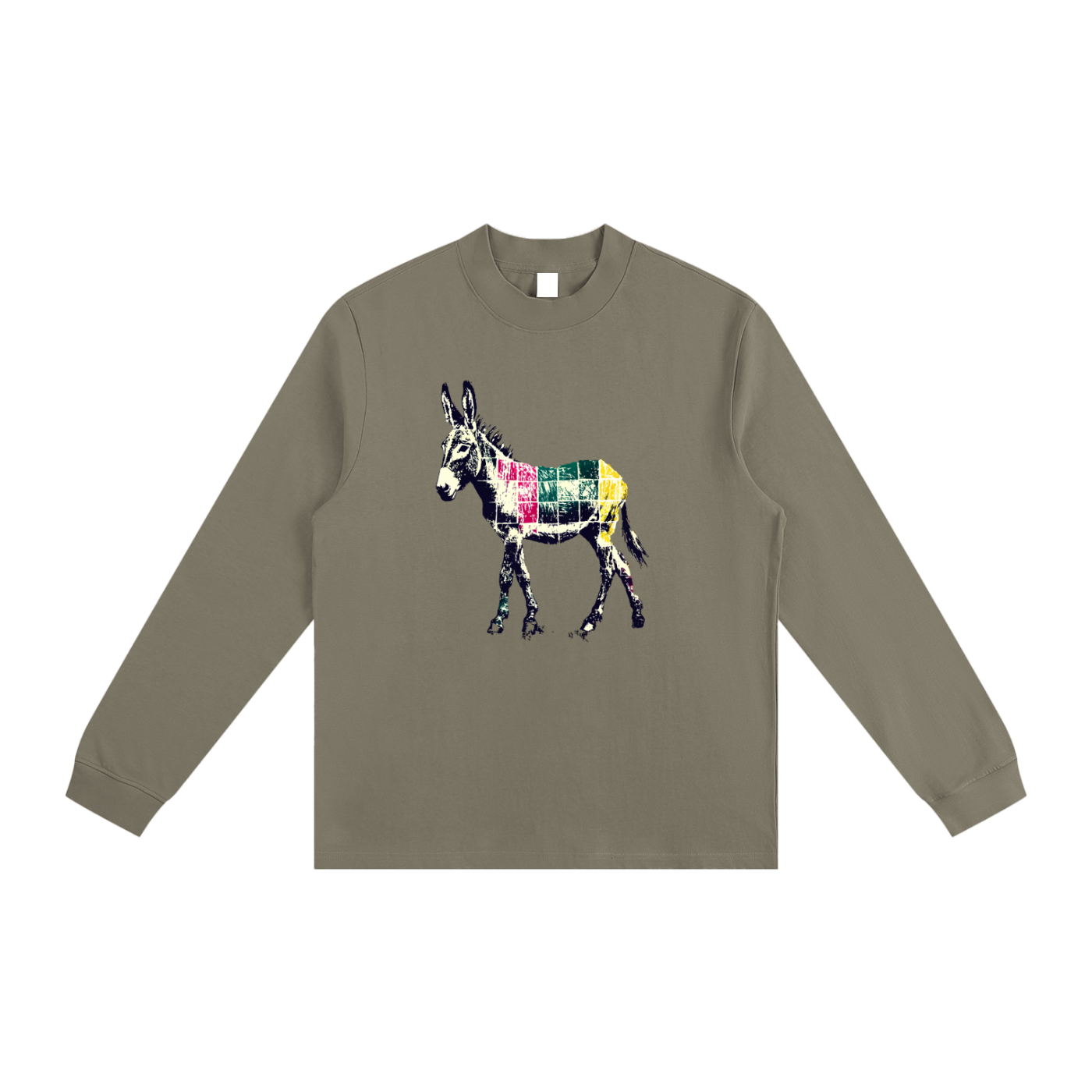 Essential Non-Shrink Mock Neck Sweatshirt