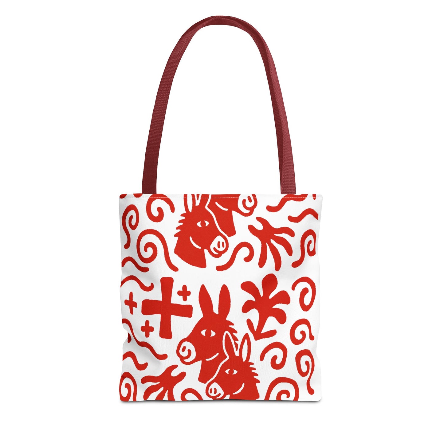 Whimsical Donkey Print Tote Bag | Eco-Friendly Shopping, Gift Bag, Farmhouse Chic, Fun Accessories, Unique Design