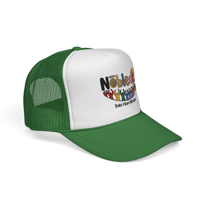 Nobleak 'Born From Pressure' Trucker Cap — Colorful Retro Graphic Hat