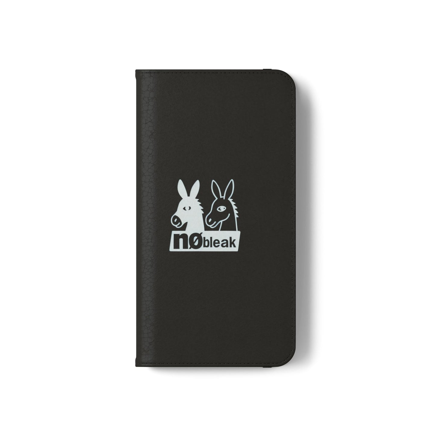 Stylish Flip Case with Unique Animal Design, Phone Protector, Gift for Animal Lovers, Customizable Phone Cover, Black Flip Wallet