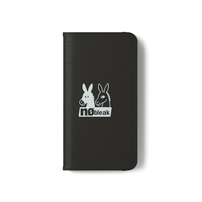 Stylish Flip Case with Unique Animal Design, Phone Protector, Gift for Animal Lovers, Customizable Phone Cover, Black Flip Wallet