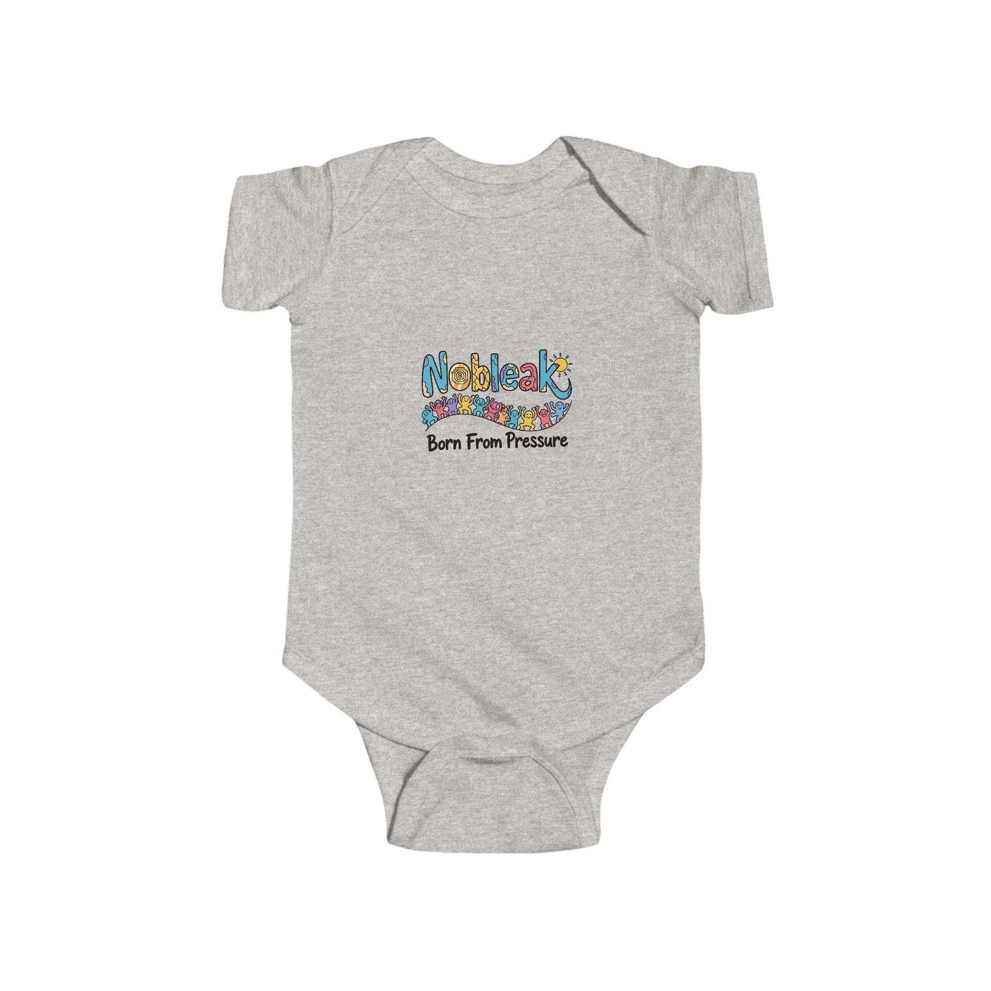 Colorful youth Bodysuit - "Born From Pressure" - Baby Gift, Newborn Outfit, Cute Baby Clothes, Baby Shower, Unique Gift