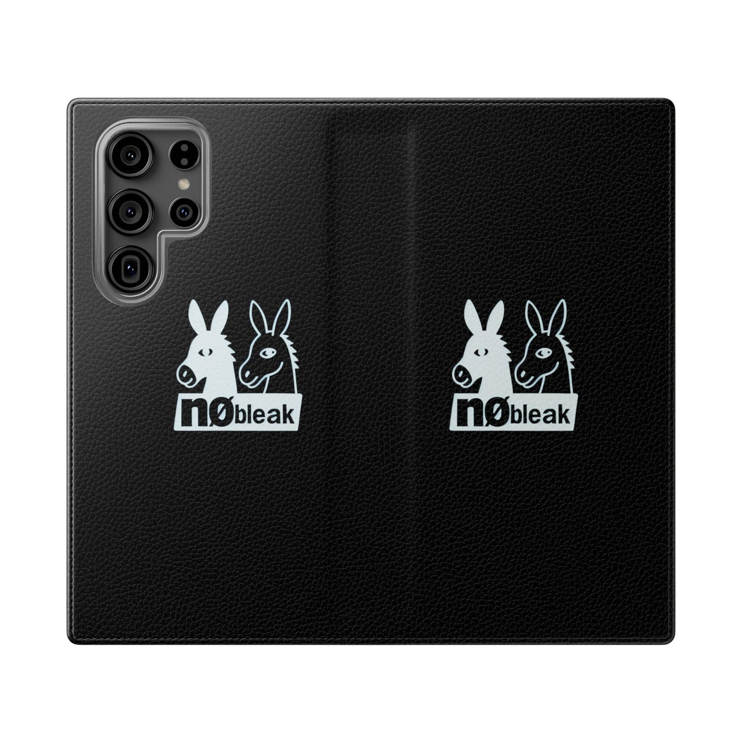 Stylish Flip Case with Unique Animal Design, Phone Protector, Gift for Animal Lovers, Customizable Phone Cover, Black Flip Wallet