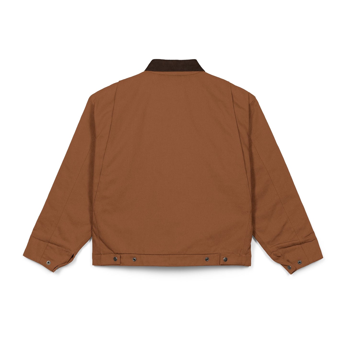 Embroidered Duck Cloth Work Jacket — Durable Black Utility Jacket