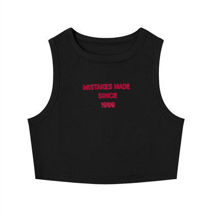 Women's Tight Crewneck Crop Tank Top