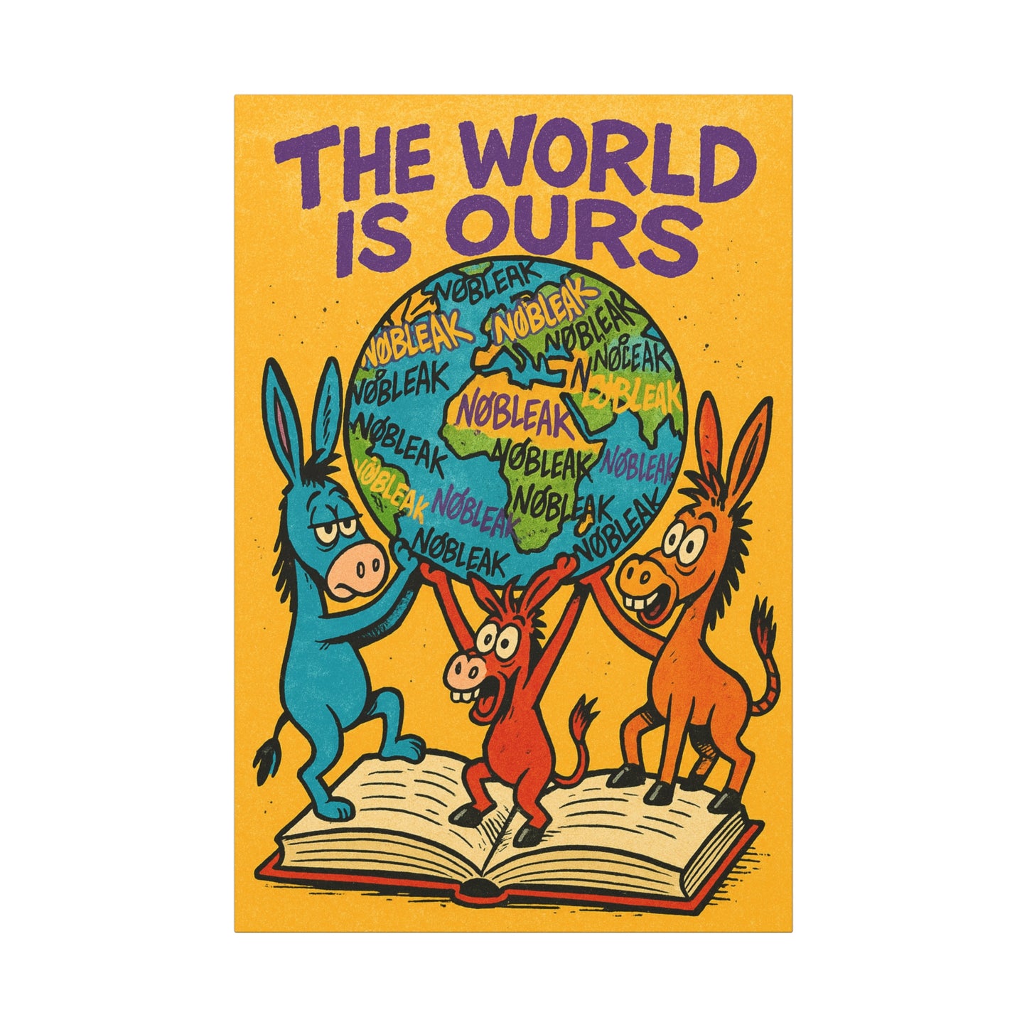 nøbleak World is ours Canvas art