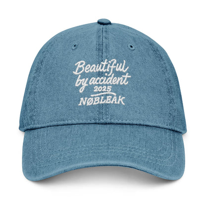 Beautifully Accidental Denim Hat | Embroidered Cap