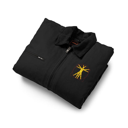 Jacket — Industrial Golden Gear Logo Chest Embroidered Jacket