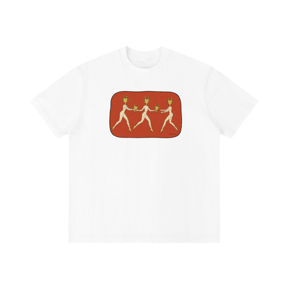 Unisex Vintage Wash Distressed T-Shirt