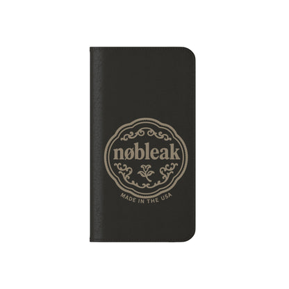 Elegant Leather Flip Case for Phones, Personalized Smartphone Case, Travel Wallet, Custom Gift for Her, Stylish Phone Protector