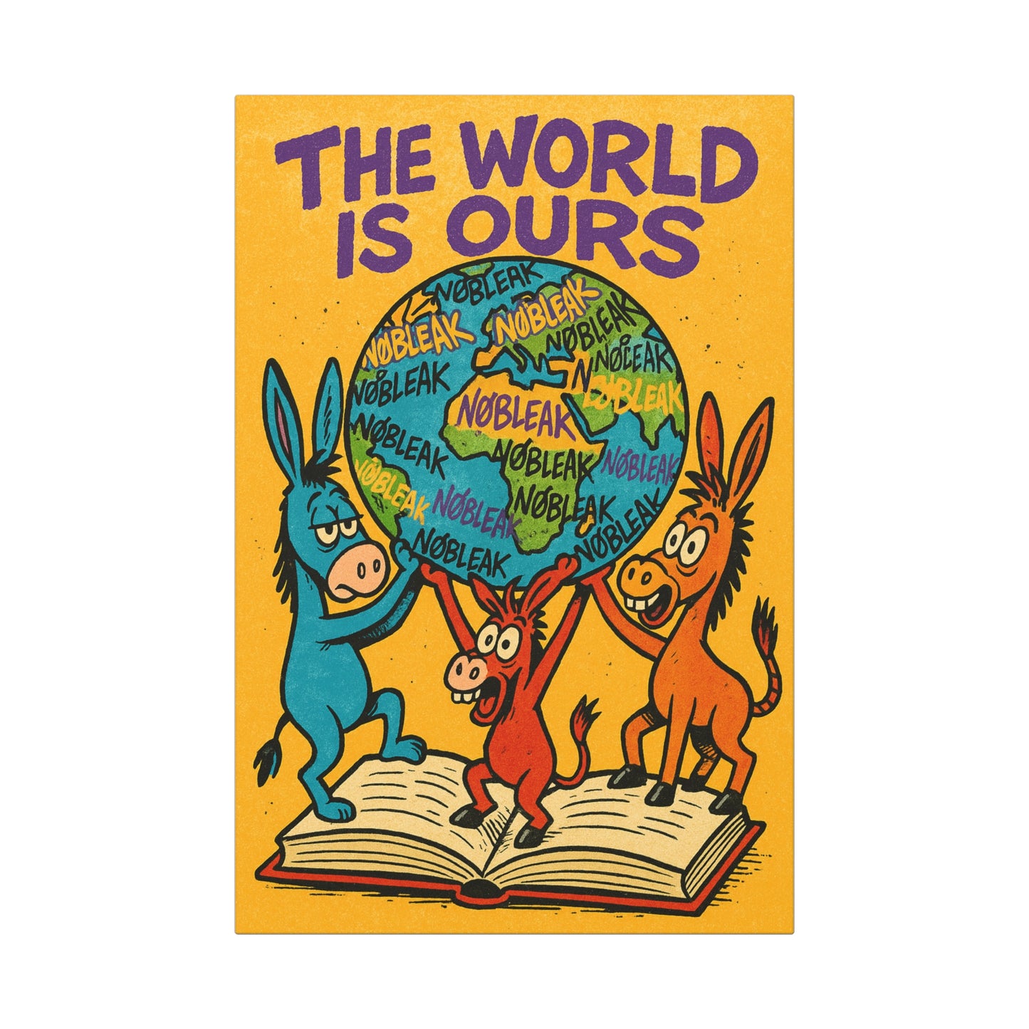 nøbleak World is ours Canvas art