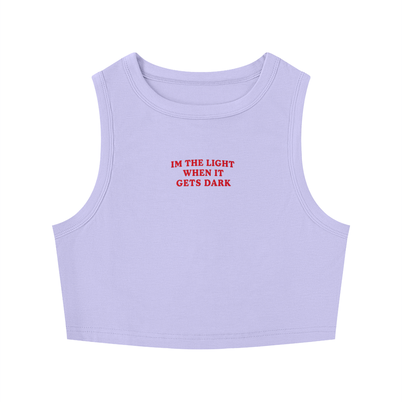 Women's Tight Crewneck Crop Tank Top