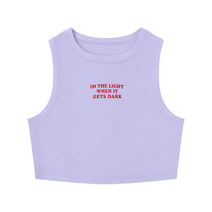 Women's Tight Crewneck Crop Tank Top
