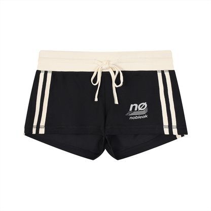 Women's Contrast Stripe Track Shorts