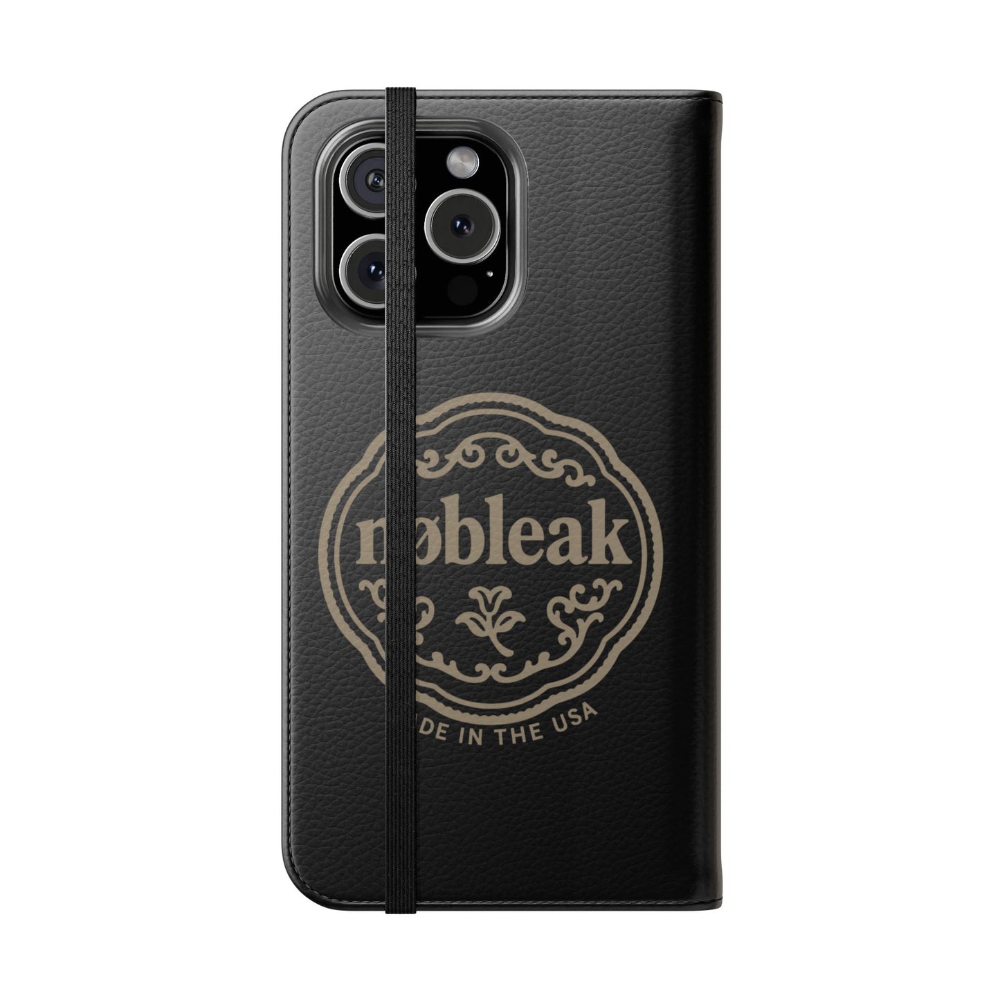 Elegant Leather Flip Case for Phones, Personalized Smartphone Case, Travel Wallet, Custom Gift for Her, Stylish Phone Protector