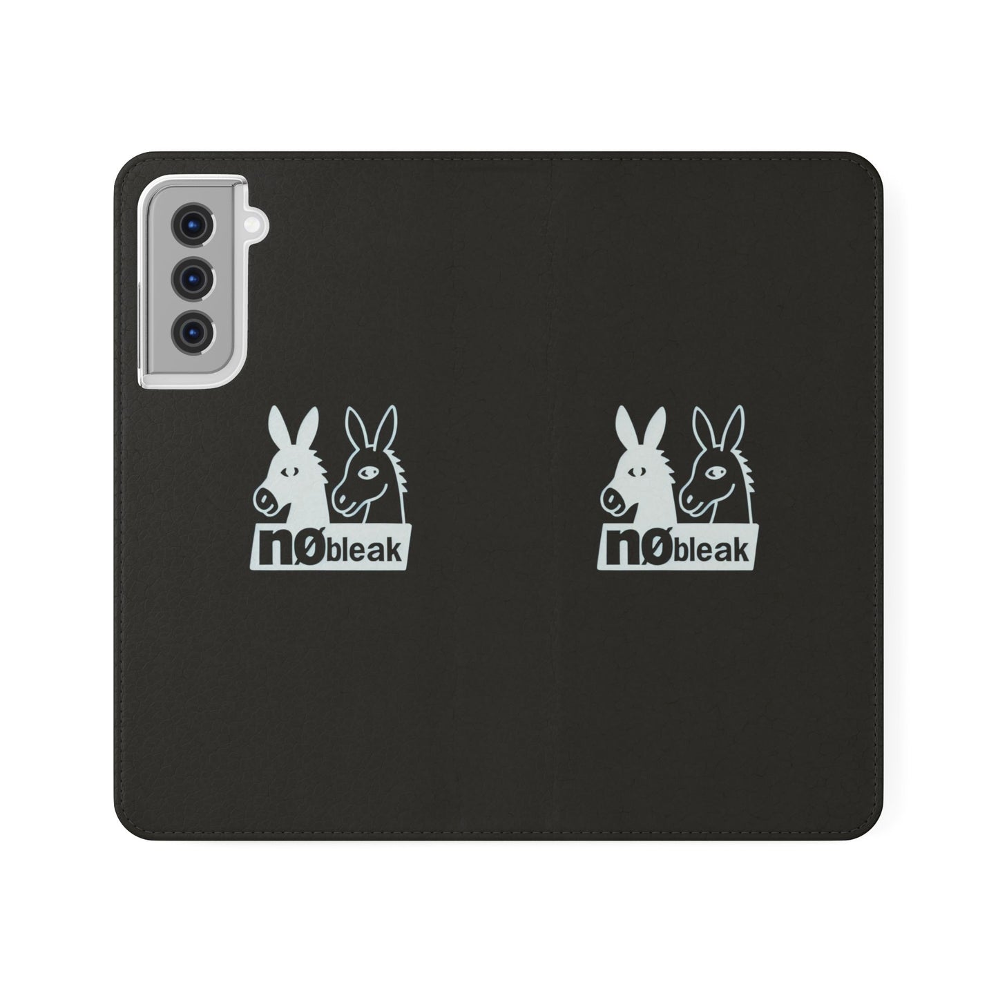 Stylish Flip Case with Unique Animal Design, Phone Protector, Gift for Animal Lovers, Customizable Phone Cover, Black Flip Wallet