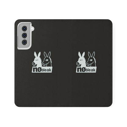 Stylish Flip Case with Unique Animal Design, Phone Protector, Gift for Animal Lovers, Customizable Phone Cover, Black Flip Wallet