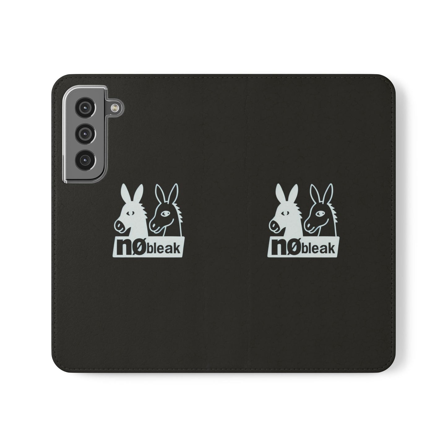 Stylish Flip Case with Unique Animal Design, Phone Protector, Gift for Animal Lovers, Customizable Phone Cover, Black Flip Wallet