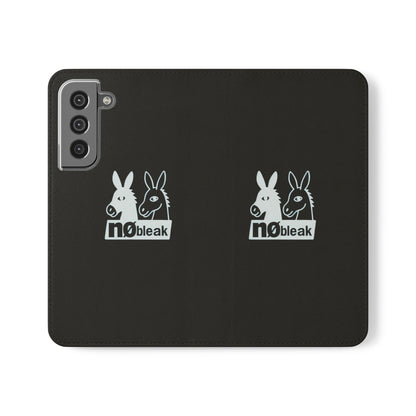Stylish Flip Case with Unique Animal Design, Phone Protector, Gift for Animal Lovers, Customizable Phone Cover, Black Flip Wallet