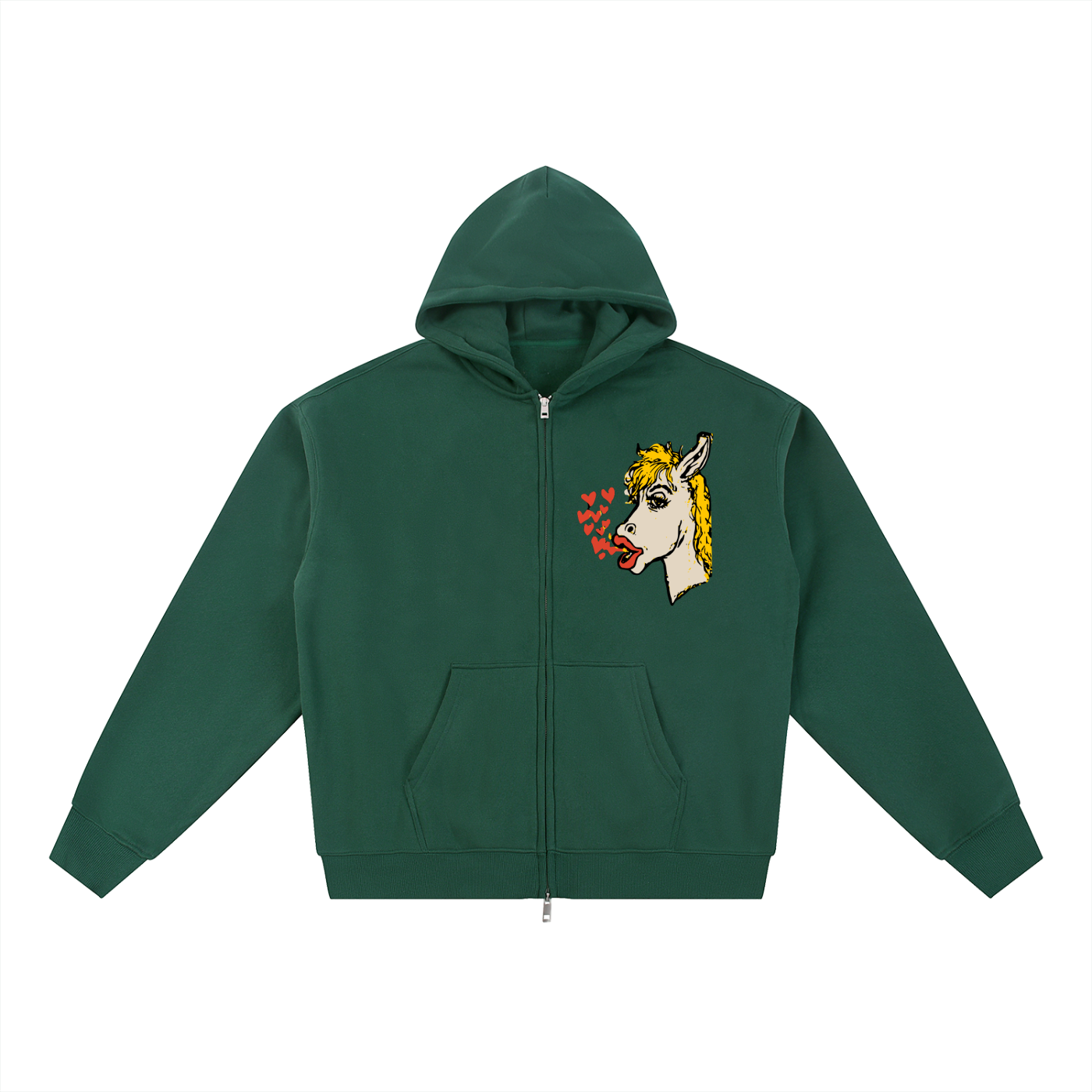 Essential Fleece Zip-Through Hoodie