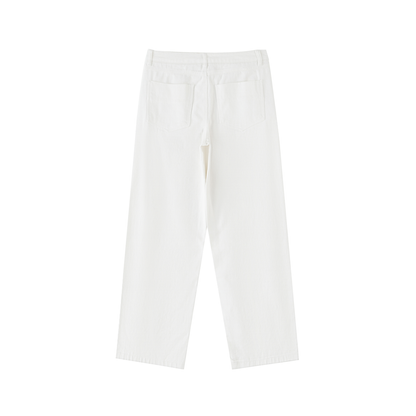 Heavyweight Cotton Statement piece Straight-Leg Pants