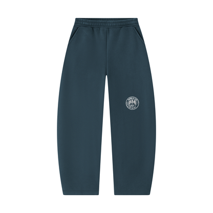 Unisex Barrel Leg Essential Sweatpants