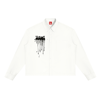 Men's Boxy Long Sleeve Going out Shirt