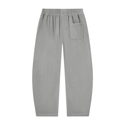 Men's Essential Washed Barrel Leg Sweatpants