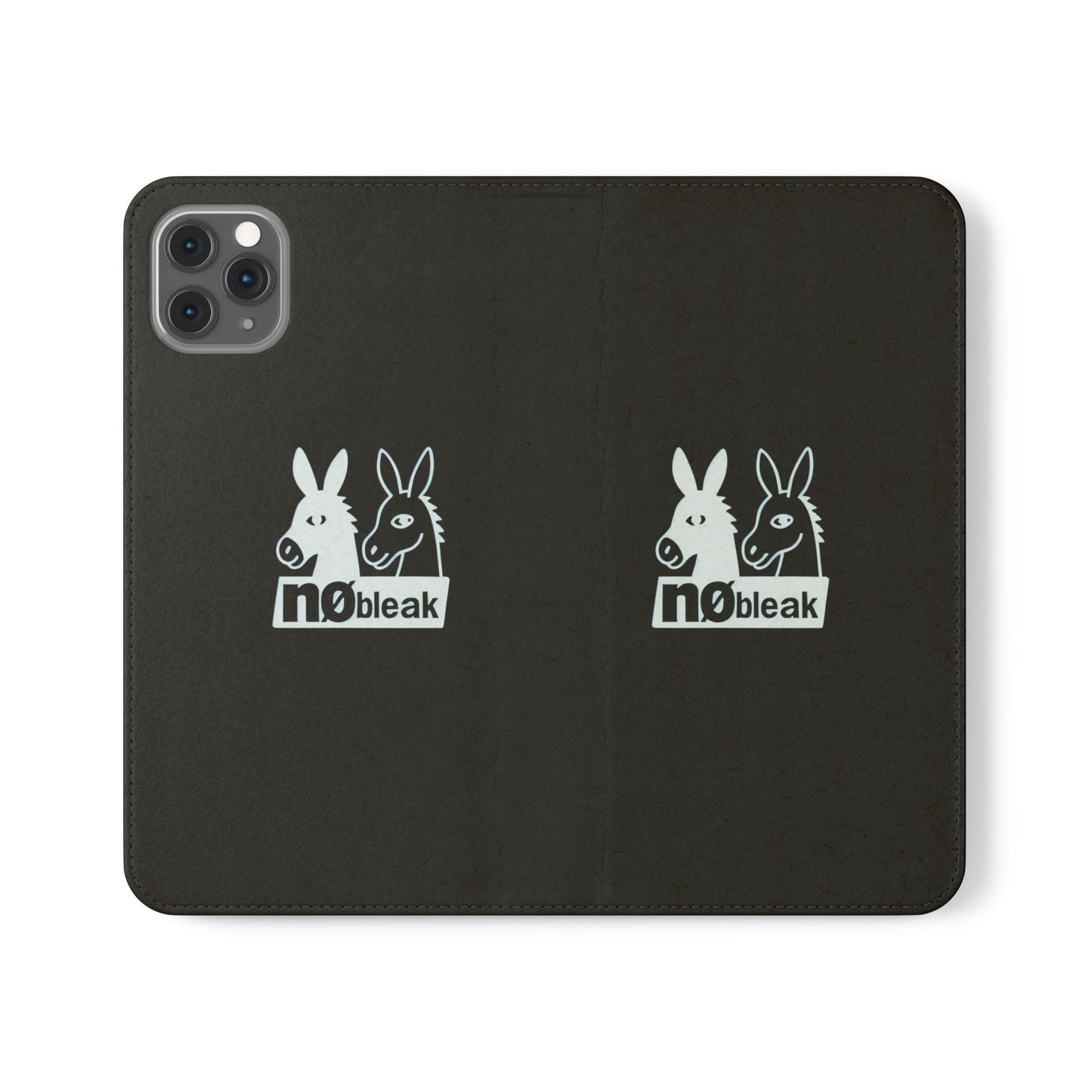 Stylish Flip Case with Unique Animal Design, Phone Protector, Gift for Animal Lovers, Customizable Phone Cover, Black Flip Wallet