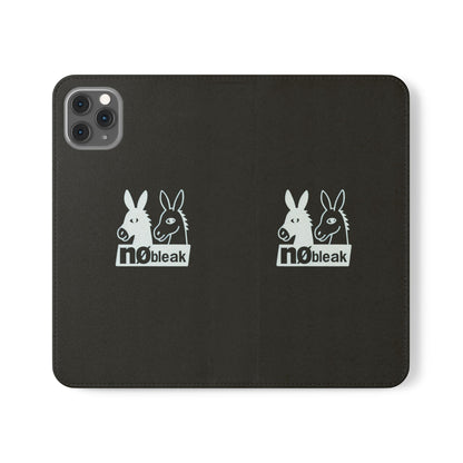 Stylish Flip Case with Unique Animal Design, Phone Protector, Gift for Animal Lovers, Customizable Phone Cover, Black Flip Wallet