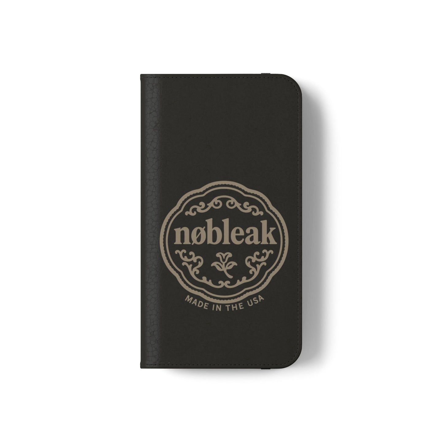 Elegant Leather Flip Case for Phones, Personalized Smartphone Case, Travel Wallet, Custom Gift for Her, Stylish Phone Protector