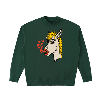 Drop Shoulder Crewneck Sweater