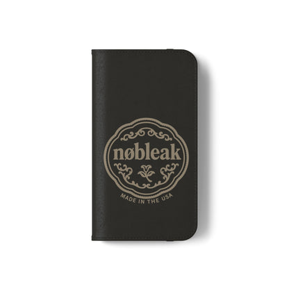 Elegant Leather Flip Case for Phones, Personalized Smartphone Case, Travel Wallet, Custom Gift for Her, Stylish Phone Protector