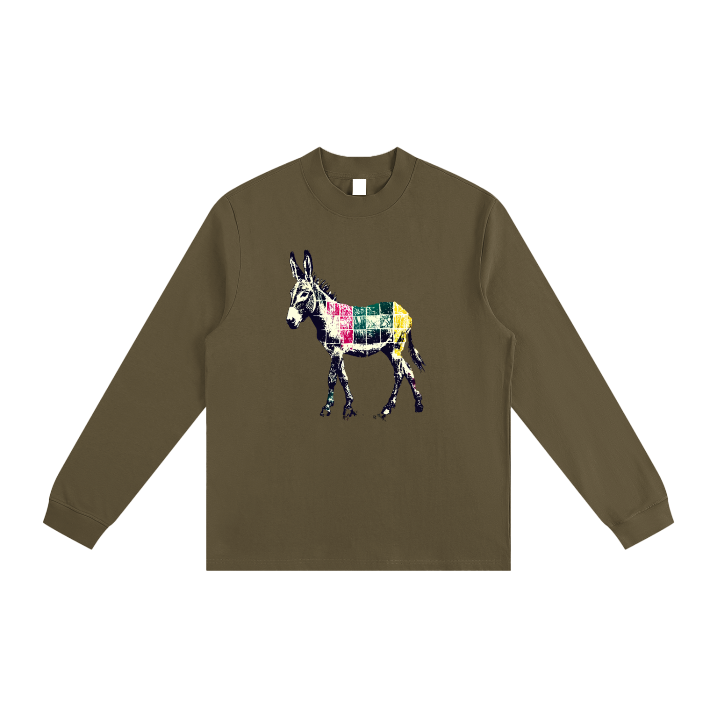 Essential Non-Shrink Mock Neck Sweatshirt