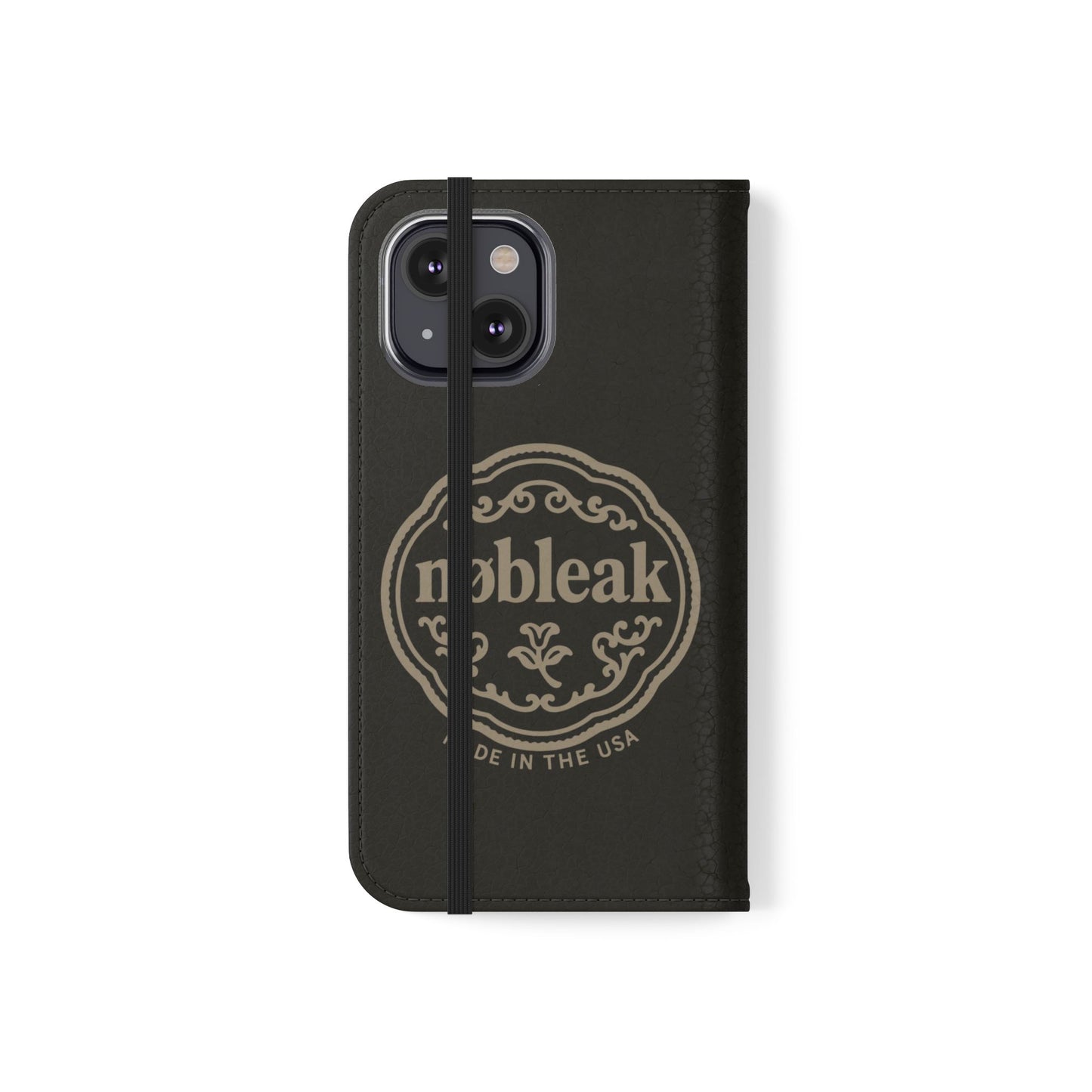 Elegant Leather Flip Case for Phones, Personalized Smartphone Case, Travel Wallet, Custom Gift for Her, Stylish Phone Protector