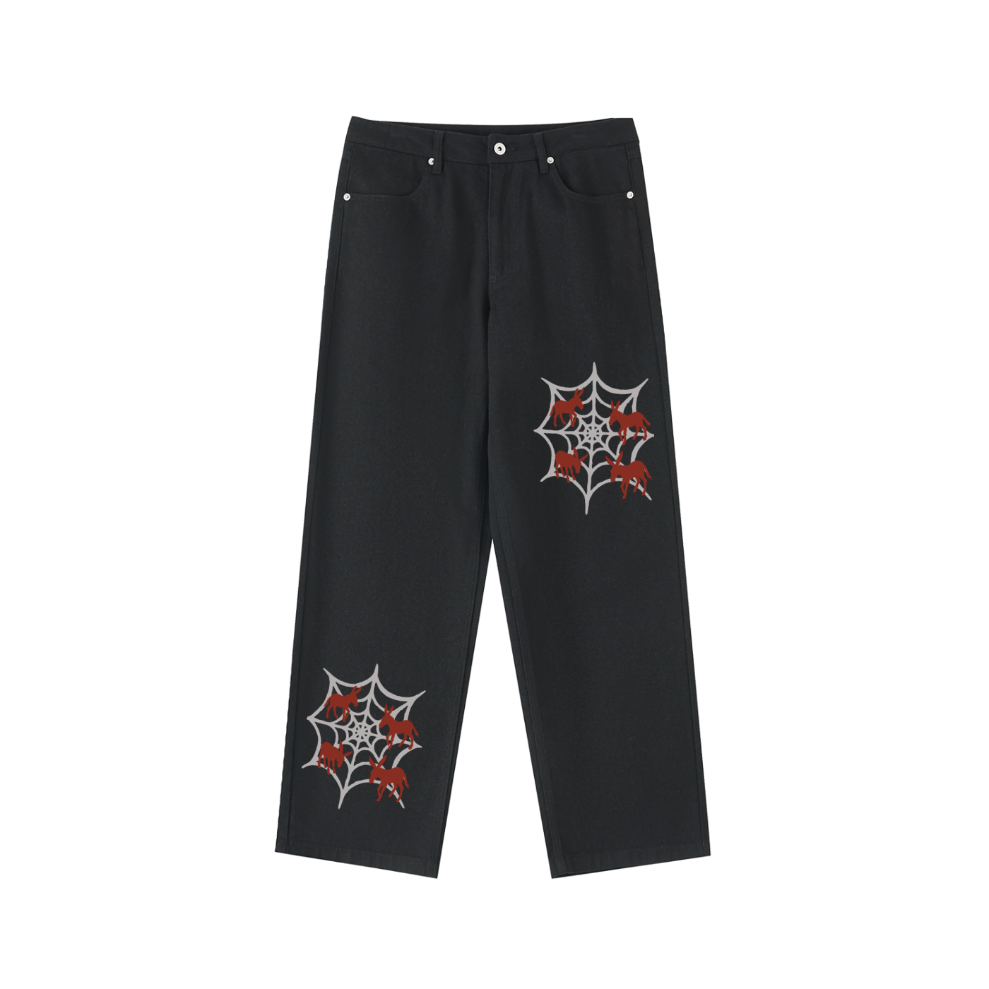 Heavyweight Cotton Straight-Leg Pants