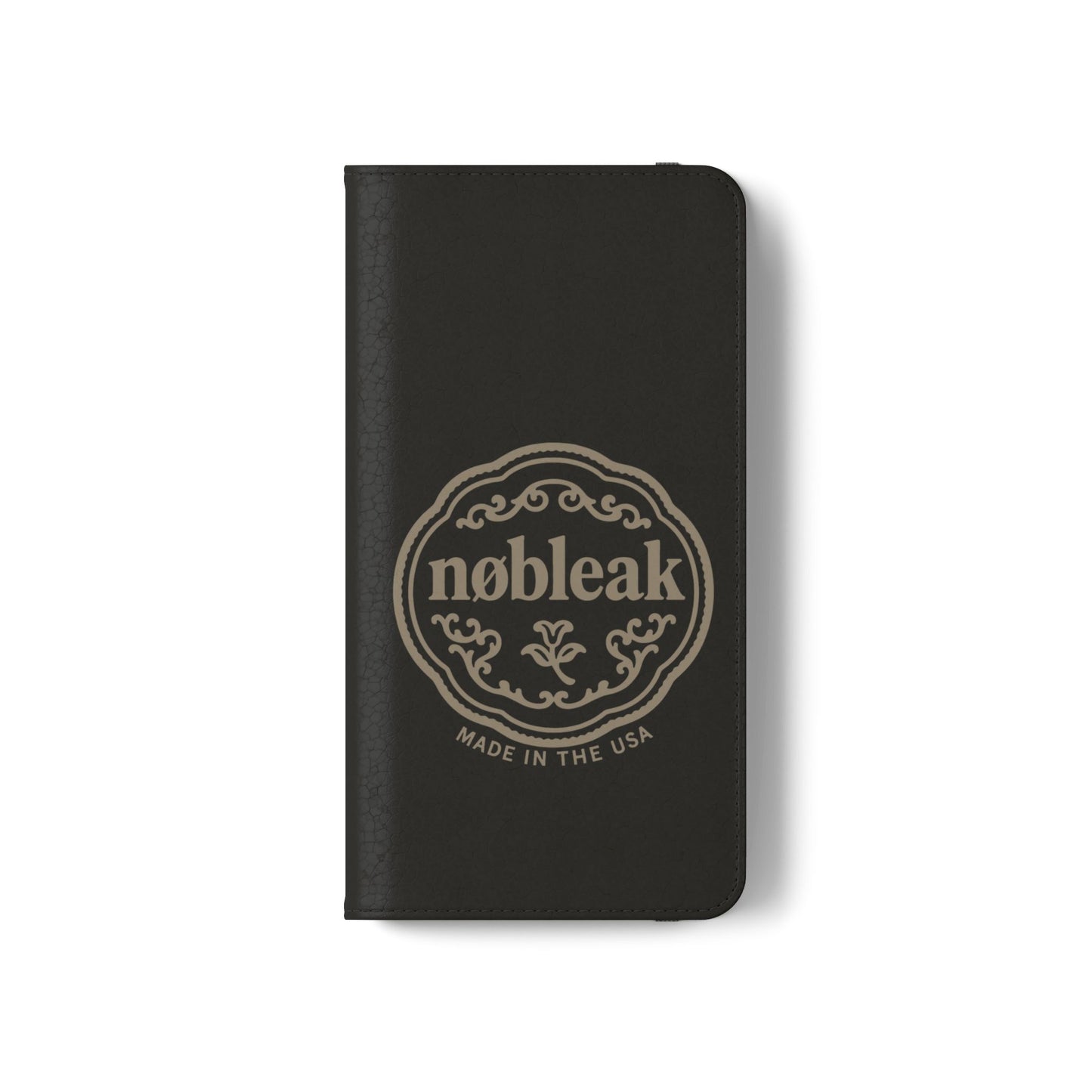 Elegant Leather Flip Case for Phones, Personalized Smartphone Case, Travel Wallet, Custom Gift for Her, Stylish Phone Protector