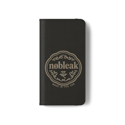 Elegant Leather Flip Case for Phones, Personalized Smartphone Case, Travel Wallet, Custom Gift for Her, Stylish Phone Protector