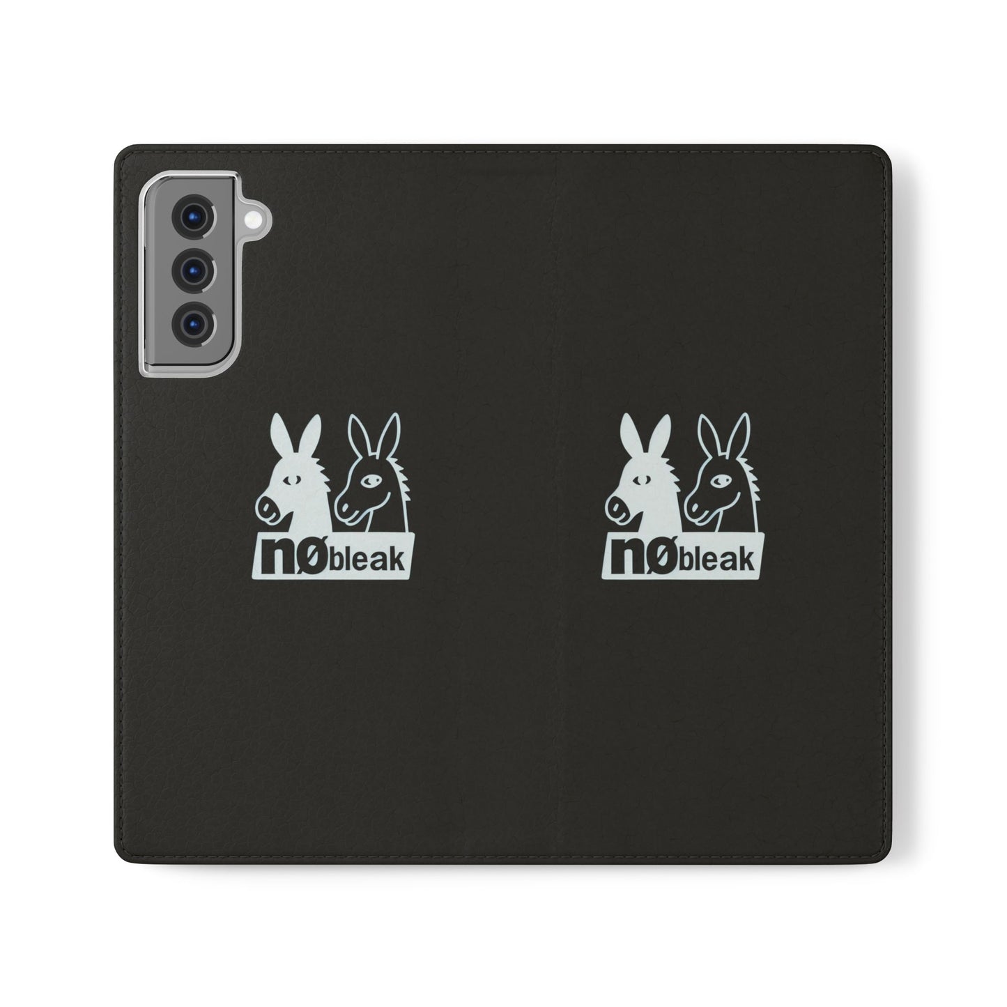 Stylish Flip Case with Unique Animal Design, Phone Protector, Gift for Animal Lovers, Customizable Phone Cover, Black Flip Wallet