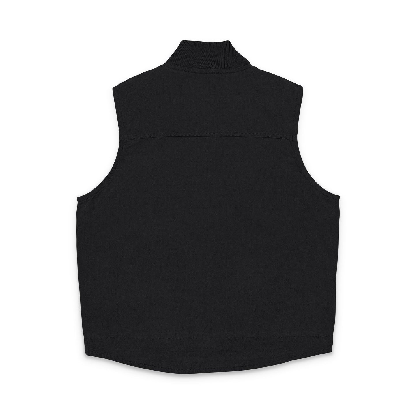 Embroidered Workwear Duck Cloth Jacket Vest — Durable Outdoor Utility Vest