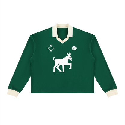 Unisex Color Block Long Sleeve Going out Sweatshirt
