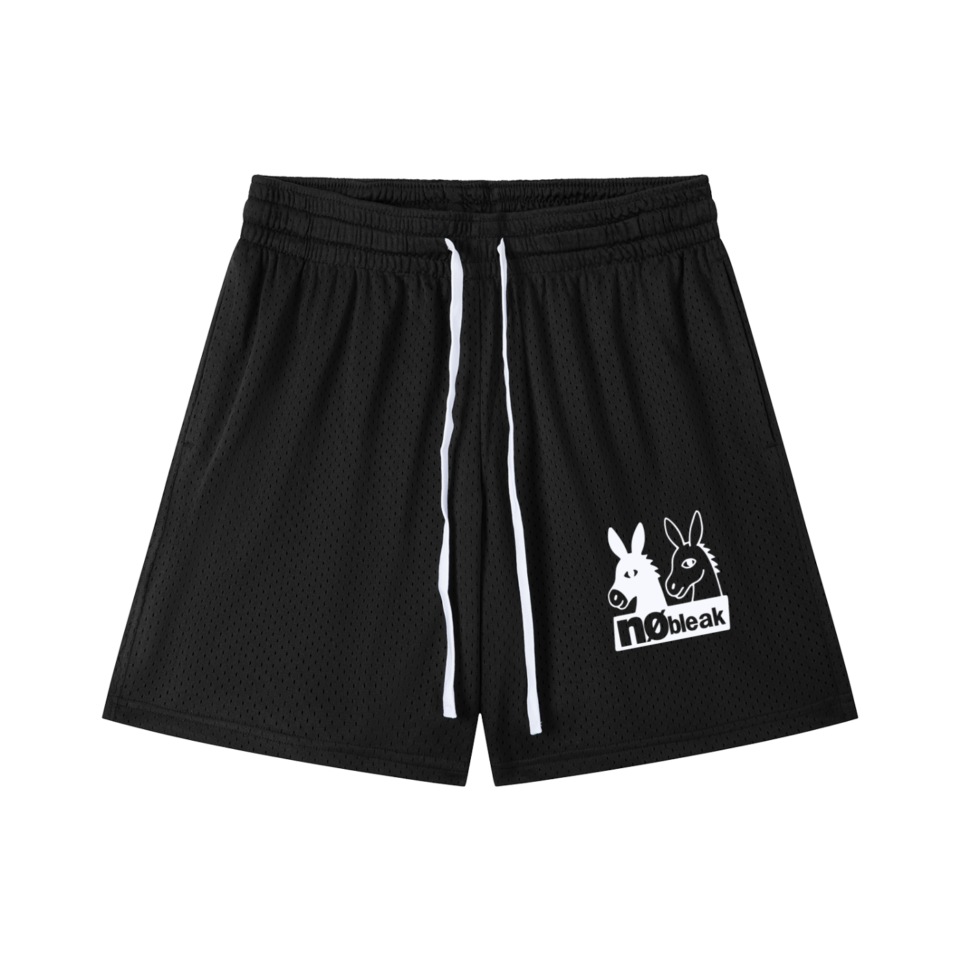 Mesh Drawstring Shorts