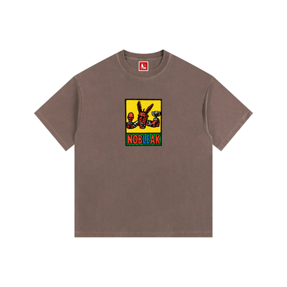 Men's Vintage Washed Oversized Cotton Essential T-Shirt
