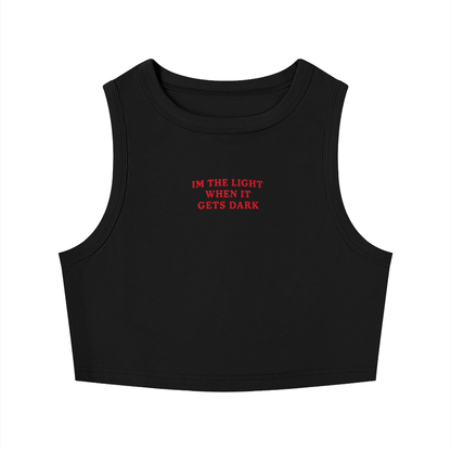 Women's Tight Crewneck Crop Tank Top