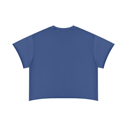 Unisex Boxy Raw Edge T-Shirt